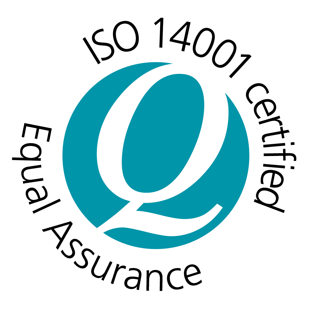 ISO 14001:2015 certified by Equal Assurance
