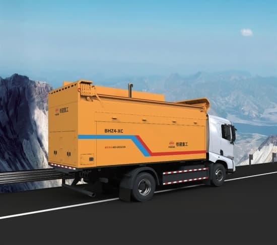 W-Beam Guardrail Installation Vehicle
