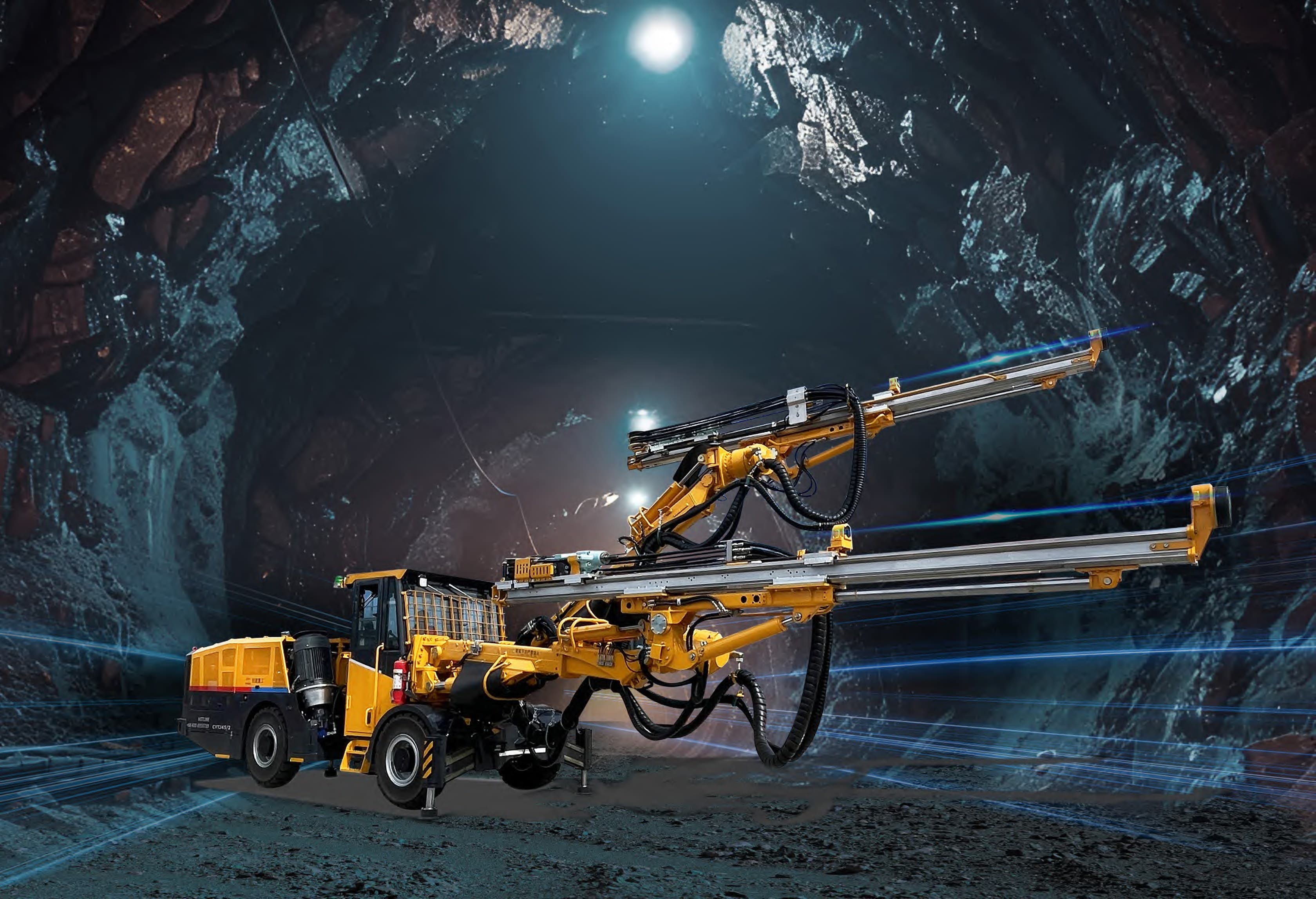 CYTJ45/2 Twin-Boom Mining Drilling Jumbo